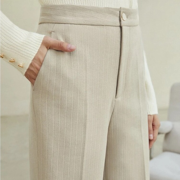 SHEIN | Premium viscose relaxed fit suit pants - Picture 5 of 9